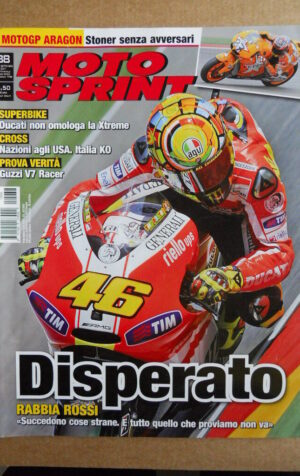 MOTOSPRINT n°38  2011 [Q75] Test Guzzi V7 Racer