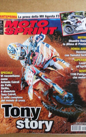 MOTOSPRINT n°41  2011 [Q75] Prova MV Agusta F3