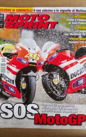 MOTOSPRINT n°48  2011 [Q75] Con speciale Morte di Marco Simoncelli
