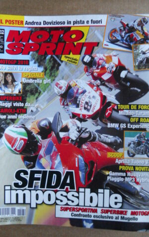 MOTOSPRINT n°31-32  2009 [Q76] con Poster Andrea Dovizioso