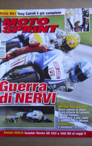 MOTOSPRINT n°35  2009 [Q76] Test Honda SH 125i Honda SH 150i DD