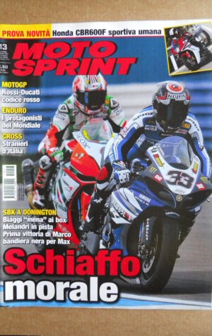 MOTOSPRINT n°13  2011 [Q75] Honda CBR600F