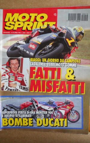 MOTOSPRINT n°15  1995 [Q75] Ducati Monster 900 Ducati 900 SS