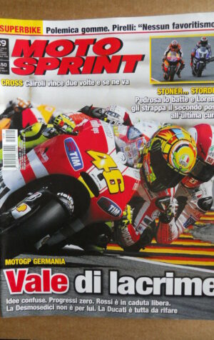 MOTOSPRINT n°29  2011 [Q75] Test Aprilia RSV4 R