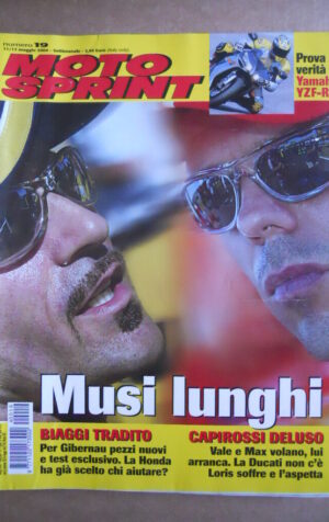 MOTOSPRINT n°19  2004 [Q77] TEST YAMAHA YZF-R1 DUCATI 749 DARK