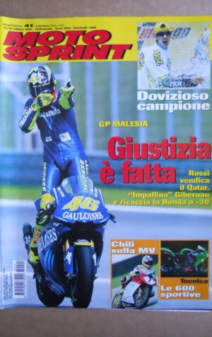 MOTOSPRINT n°41  2004 [Q77] Test HONDA CBR 125 R KAWASAKI ZX-6R