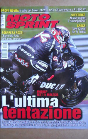 MOTOSPRINT n°6  2014 [Q77]  Test BMW R 1200 GS ADVENTURE E R 1200 RT