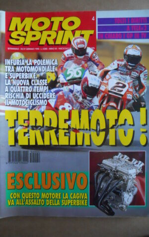 MOTOSPRINT n°4  1995 [Q78]   Test TRIUMPH THUNDERBIRD BAJAJA CHETAK 150