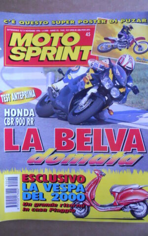 MOTOSPRINT n°45  1995 [Q78] CON MAXI POSTER ALEX PUZAR