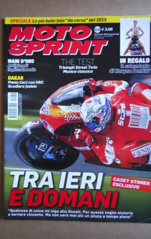 MOTOSPRINT n°51/52  2015 [Q78]   Test TRIUMPH STREET TWIN