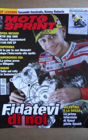 MOTOSPRINT n°1/2  2011 [Q79] CON INSERTO KENNY ROBERTS