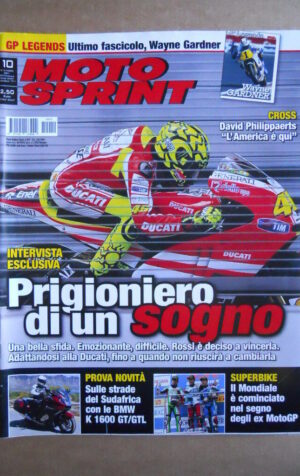 MOTOSPRINT n°10  2011 [Q79] CON INSERTO WAYNE GARDNER