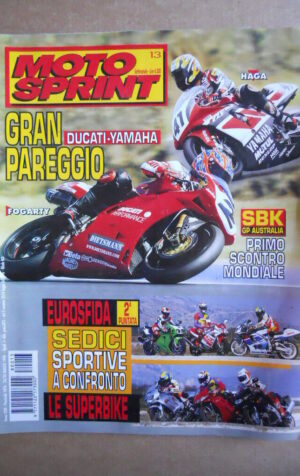 MOTOSPRINT n°13  1998   [Q79A] GRAN PAREGGIO DUCATI YAMAHA