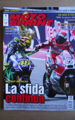 MOTOSPRINT n°15  2015 [Q79]  Test VESPA GTS 300 - INSERTO CADALORA