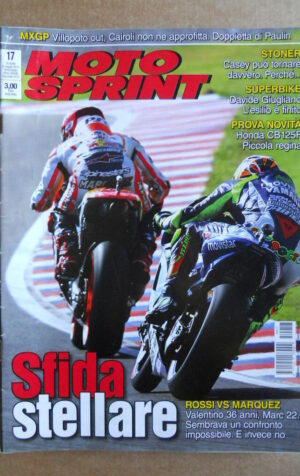 MOTOSPRINT n°17  2015 [Q79]  Test HONDA CB125F - ROSSI VS MARQUEZ