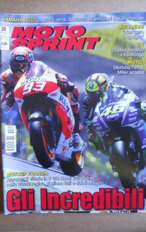 MOTOSPRINT n°20  2014   [Q79B]  Test YAMAHA MT-07