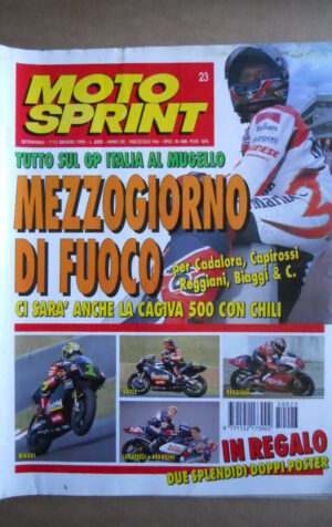 MOTOSPRINT n°23  1995   [Q79B] TUTTO SUL GP ITALIA AL MUGELLO
