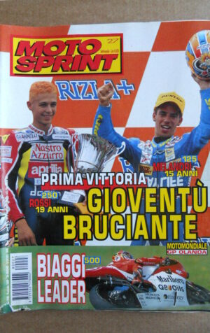 MOTOSPRINT n°27  1998   [Q79B] VALENTINO ROSSI MARCO MELANDRI