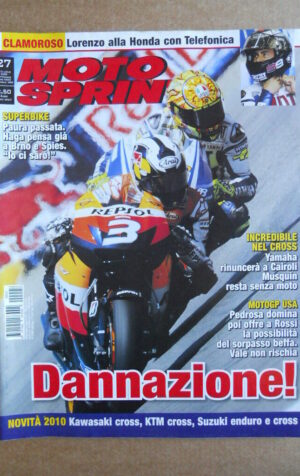 MOTOSPRINT n°27  2009 [Q79] NOVITA' KAWASAKI KTM SUZUKI CROSS