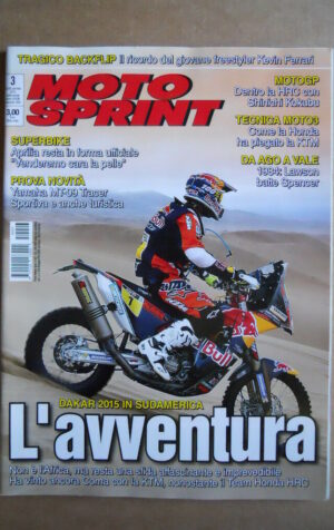MOTOSPRINT n°3  2015 [Q79]  Test YAMAHA MT-09 - RICORDO DI KEVIN FERRARI