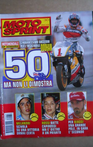MOTOSPRINT n°30  1998   [Q79B] MELANDRI BIAGGI ROSSI