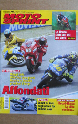 MOTOSPRINT n°36  2004 [Q79]  Test YAMAHA XT 660R