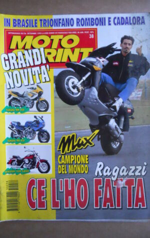 MOTOSPRINT n°38  1995   [Q79B] NOVITA' YAMAHA TDM 850 YAMAHA TRX 850