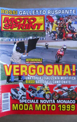 MOTOSPRINT n°39  1998   [Q79B] TUTTE LE NOVITA DI MONACO 1999
