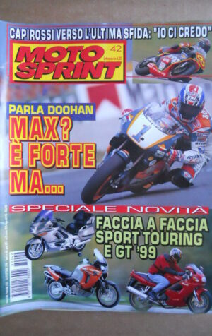 MOTOSPRINT n°42  1998   [Q79B] SPECIALE NOVITA' SPORT TOURING E GT'99