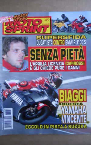 MOTOSPRINT n°49  1998   [Q79A] SUPERSFIDA DUCATI ST4 CONTRO BMW R 1100 S