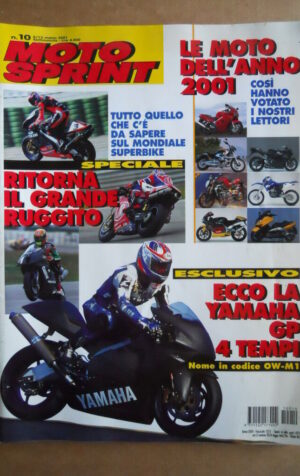 MOTOSPRINT n°10  2001    [Q22]  TEST PIAGGIO X9 500