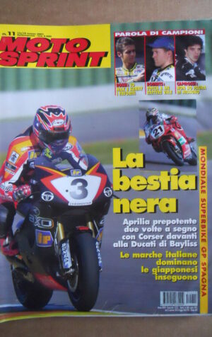 MOTOSPRINT n°11  2001       [Q23]  TEST BMW R 1150 RT
