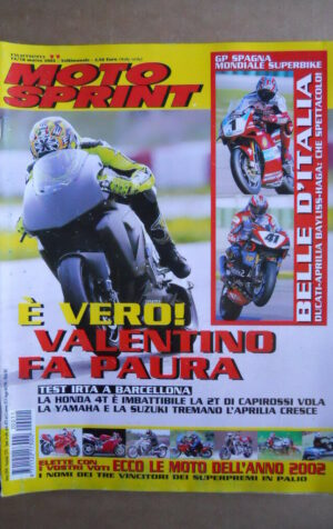 MOTOSPRINT n°11  2002     [Q30]  TEST BUELL FIREBOLT XB9R
