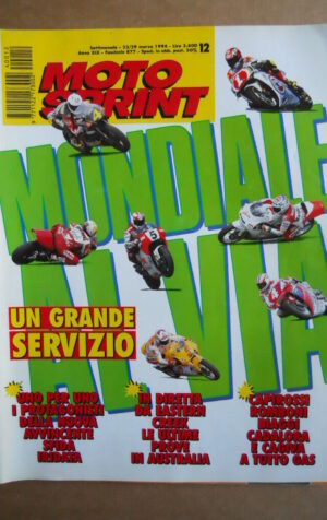 MOTOSPRINT n°12  1994       [Q18]  TEST GUZZI CALIFORNIA 1100