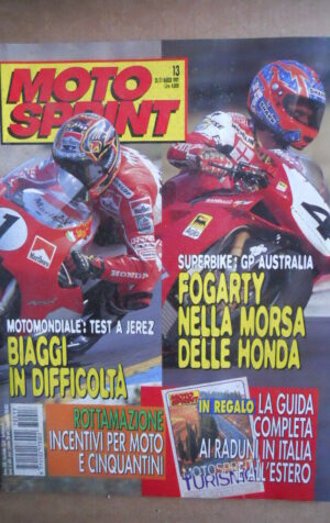 MOTOSPRINT n°13  1997     [Q22] CON GUIDAITALIANA RADUNI