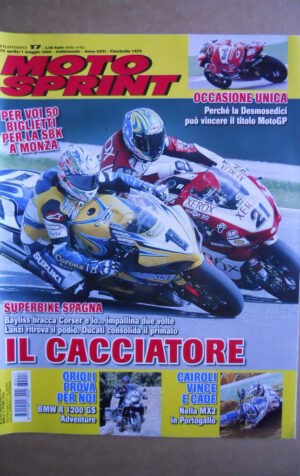 MOTOSPRINT n°17  2006   [Q29]  TEST DI ORIOLI BMW R 1200 GS - TONY CAIROLI