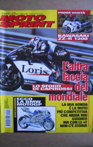 MOTOSPRINT n°18  2002   [Q29] TEST VERITA' ZZ-R 1200