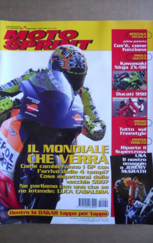 MOTOSPRINT n°2  2002     [Q30] CON POSTER JEREMY MCGRATH