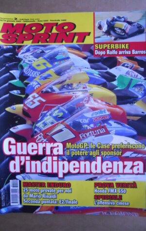 MOTOSPRINT n°2  2006   [Q29]  TEST HONDA FMX 650 - MASTER ENDURO