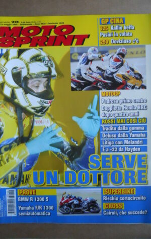 MOTOSPRINT n°20  2006     [Q30]  TEST BMW R 1200 S YAMAHA FJR 1300