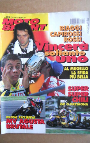 MOTOSPRINT n°22  2001    [Q22]  TEST ESCLUSIVO MV AGUSTA BRUTALE