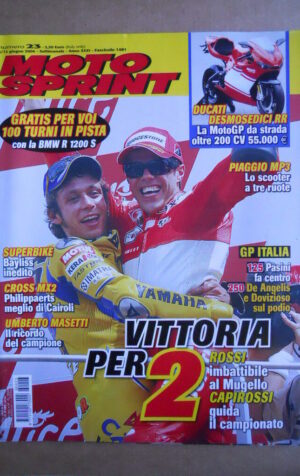 MOTOSPRINT n°23  2006     [Q30] VITTORIA VALENTINO ROSSI E CAPIROSSI
