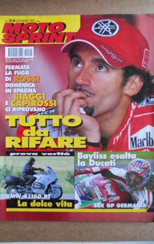 MOTOSPRINT n°24  2001       [Q23] TEST VERITA' BMW R1150 RT