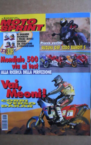 MOTOSPRINT n°3  2001    [Q22]  TEST SUZUKI GSF 1200 BANDIT S
