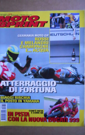 MOTOSPRINT n°30  2002     [Q30] IN PISTA CON LA NUOVA DUCATI 999