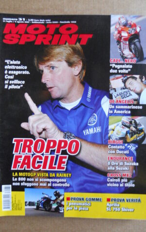 MOTOSPRINT n°31  2007       [Q19]  TEST APRILIA SL 750 SHIVER