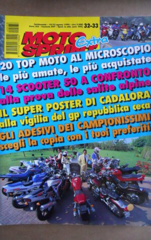 MOTOSPRINT n°32/33  1994       [Q19] CON MAXI POSTER LUCA CADALORA