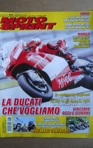 MOTOSPRINT n°35  2006     [Q30] CONFRONTO BMW HP2 STREET FUN BIKE KTM 950 SUPERM