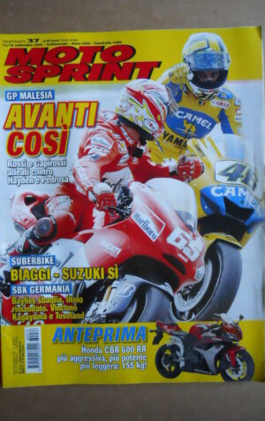 MOTOSPRINT n°37  2006     [Q30]  TEST HONDA CBR 600 RR KTM 250 EXC-F