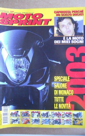 MOTOSPRINT n°38  2002     [Q30] SPECIALE SALONE DI MONACO